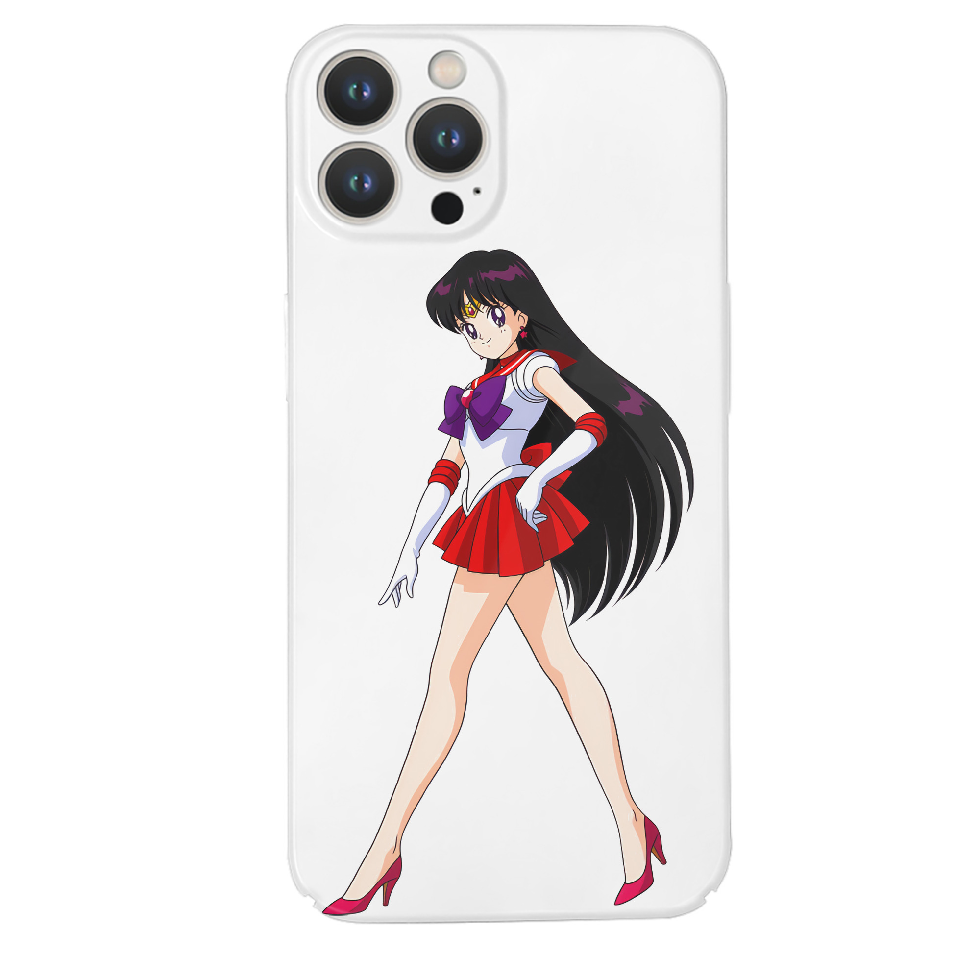 （画像用） 美少女戦士セーラームーン 火野レイ ひの レイ Sailor Moon Hino Rei （セーラーマーズ,Sailor Mars） 【iPhone 14シリーズ対応】ハードケース